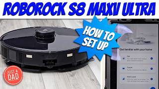 Roborock S8 MaxV Ultra Robot Vacuum and Sonic Mop I LOVE IT! How to SETUP