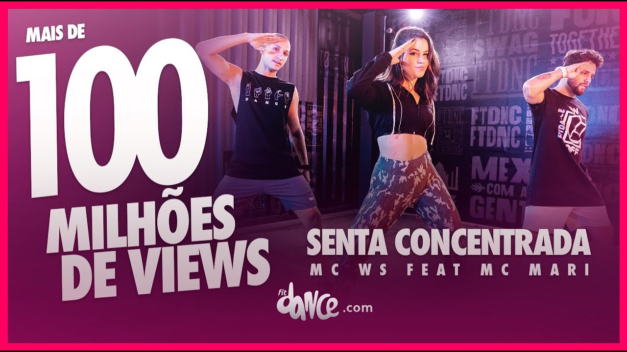 Senta Concentrada - MC WS Feat MC Mari | FitDance (Coreografia) | Dance Video
