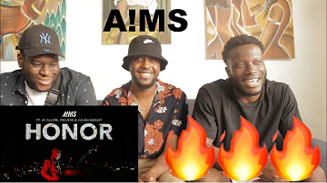 A!MS - HONOR ft. AV Allure, Projexx, & Julian Marley - (Official Music Video) REACTION