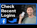 How To Check Recent Logins On Facebook