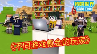Minecraft:不同游戏的氪金玩家~【方块轩】