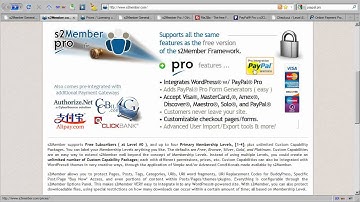 s2Member Pro ( Introduction [2] )