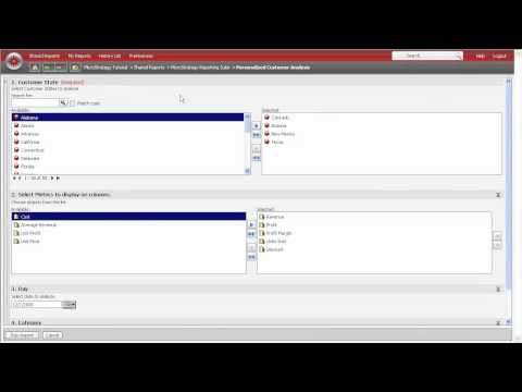 MicroStrategy Reporting Suite  - Ad hoc Reporting