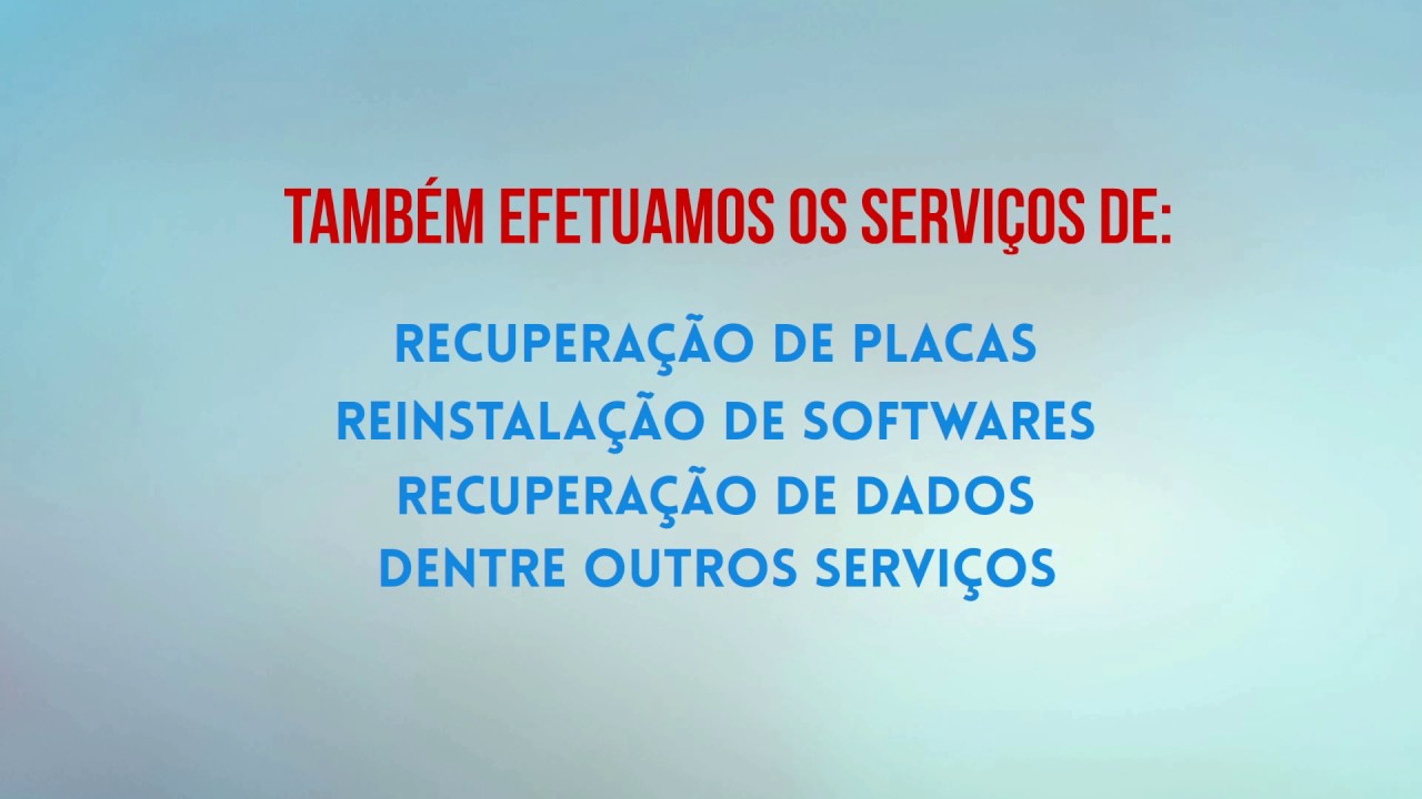 Assistência Técnica Servidor - Goiânia Goiás - YouTube
