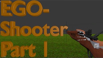 Blender Tutorial - EGO Shooter Part 1 - Blender Game Engine 3d Tutorial