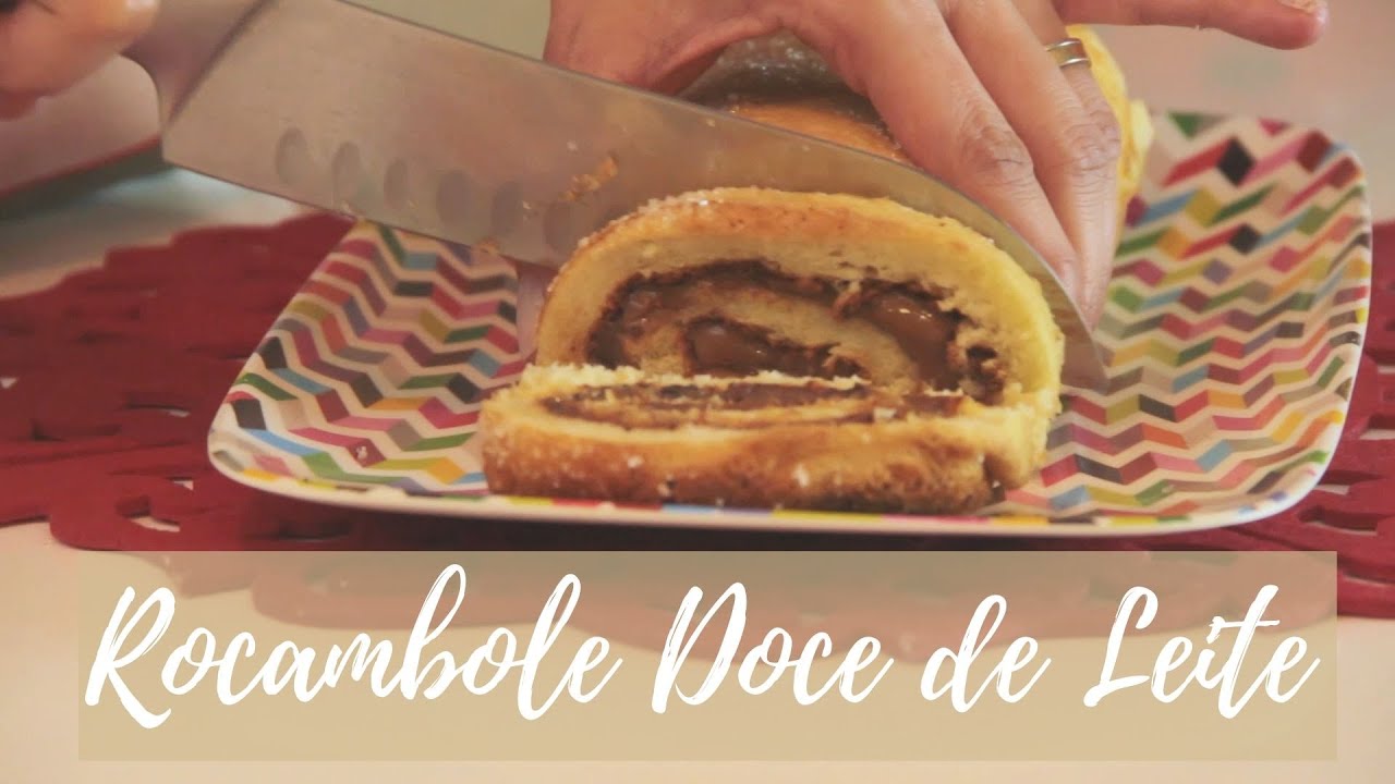ROCAMBOLE DOCE DE LEITE SEM GLÚTEN