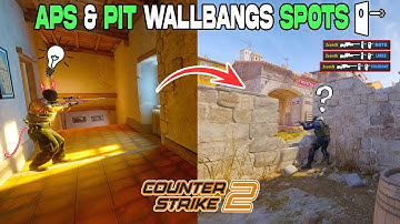 Apartments & Pit Wallbang Spots CS2 Inferno
