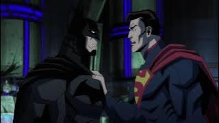 Superman panicking and asks Batman for help | Injustice Animated Movie (2021)