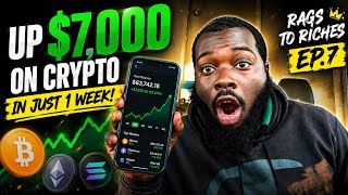 My Portfolio Just Exploded +$7,000 in One Week | Rags 2 Riches EP. 7