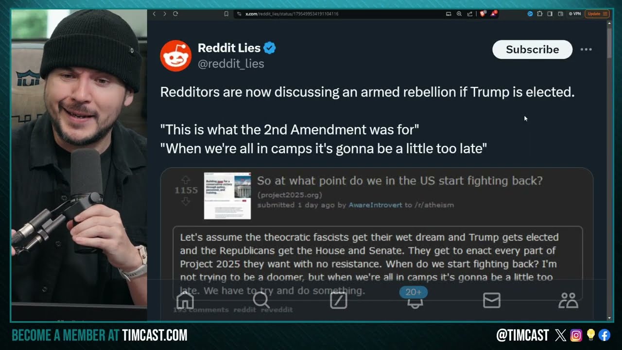 Leftists Threaten CIVIL WAR, If Trump Is Elected, Vow To HUNT MAGA Down, UNHINGED Posts On Reddit
