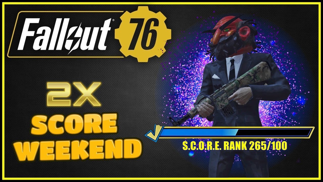 2x Score Weekend - Fallout 76 - YouTube