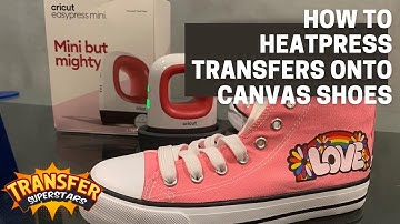 How to Customize Your Designs with DTF Transfers onto Canvas Shoes with Mini Cricut Heat Press