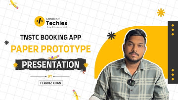 UXUI Design Course - Paper Prototype | Student Project | School Of Techies