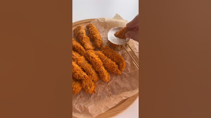 أصابع الدجاج المقرمشة|Crispy chicken fingers