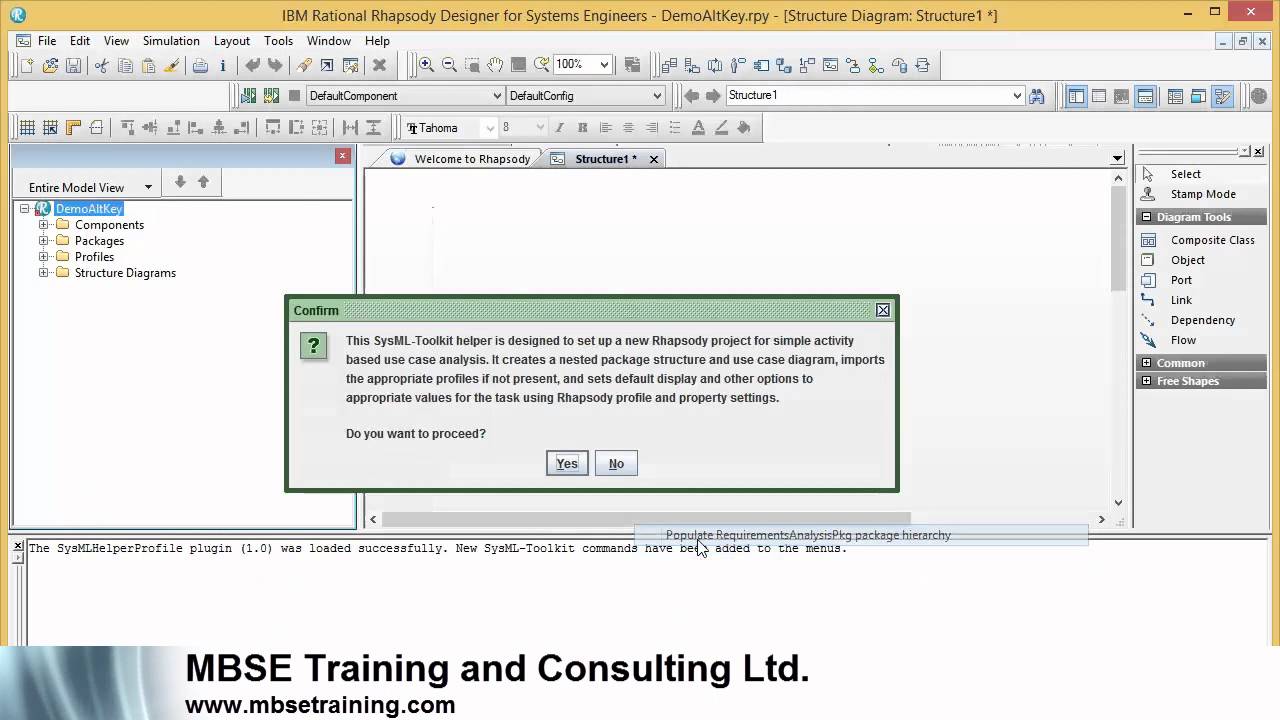 Rational Rhapsody Simple Tip #1 - Using Alt key when resizing - YouTube