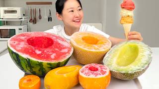 Make Frozen Fruit Ice Cream with Me | 5 Refreshing Flavors for Summer screenshot 5