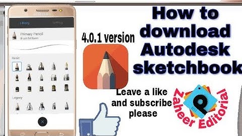 How to download autodesk sketchbook pro v4.0.1 android smart phone