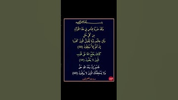 سورة الروم - سورة 30 - اية 60-58