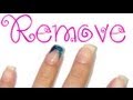 Nails for beginners - remove old design