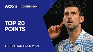 Top 20 Points | Australian Open 2023