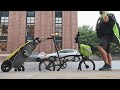 Rainy ride on the Brompton | Grocery shopping with the Burley Travoy cargo trailer