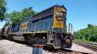 [CSX]2499 SD50-2 LHF Leads Y205-18 With Long Train Slamming A & Y Diamond in Fay NC