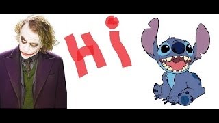 JOKER SAYS HI TO STITCH