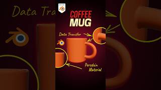 Modeling a Coffee Mug in Blender for Beginners | Blending Handle with Mug using Data Transfer