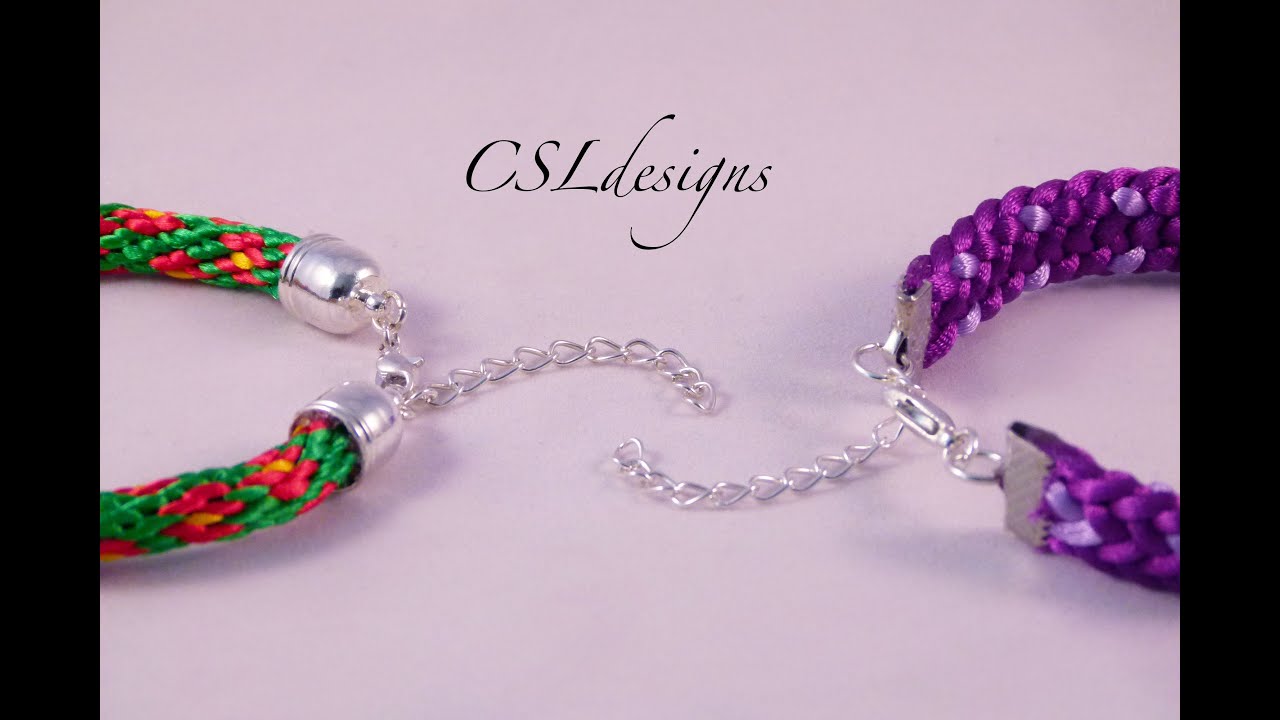 Как закончить плетение косичек кумихимо