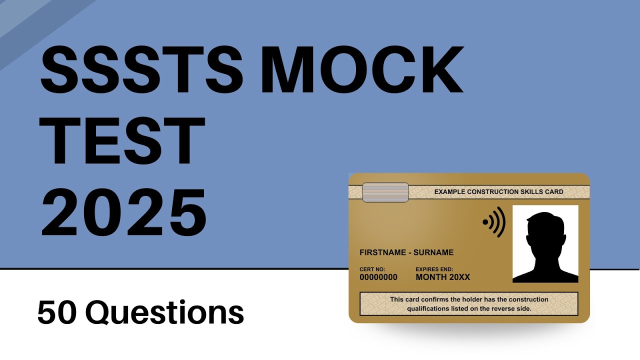 Пробный тест SSSTS | 25 вопросов и ответов