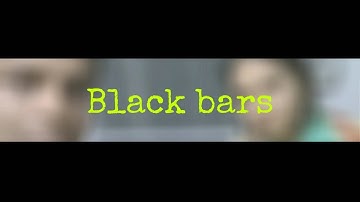 How To Make Black Bars Open Cinematic Effect In Kinemaster || Kinemaster Tutorial