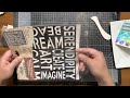 Creating a zine from mixed media master board