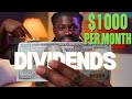2 stocks how much do you need to make 1000 per month in dividends  passive income