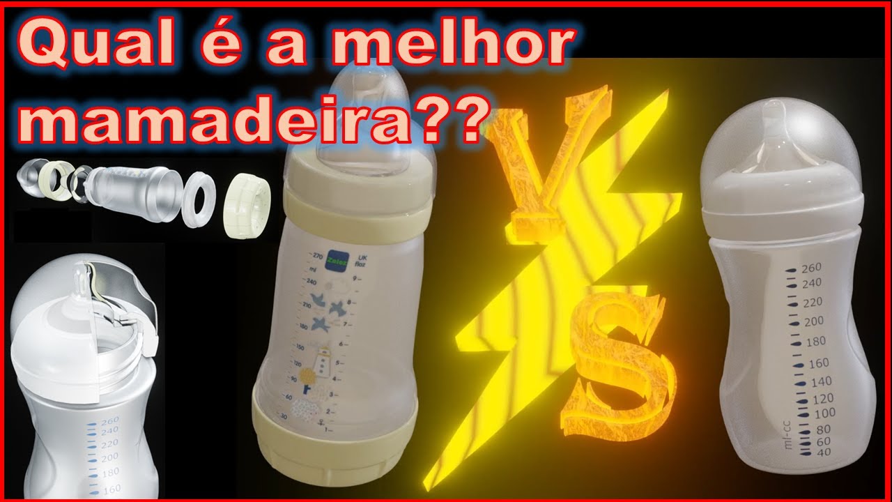 Qual é a melhor mamadeira? Philips Avent ou Mam - YouTube