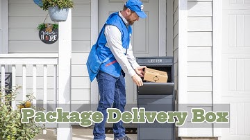 Protect Your Packages: Feliluke Package Delivery Box - Large Capacity and Top Security