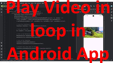 How to play video in a continuous loop in VideoView from resource raw directory in your Android App?