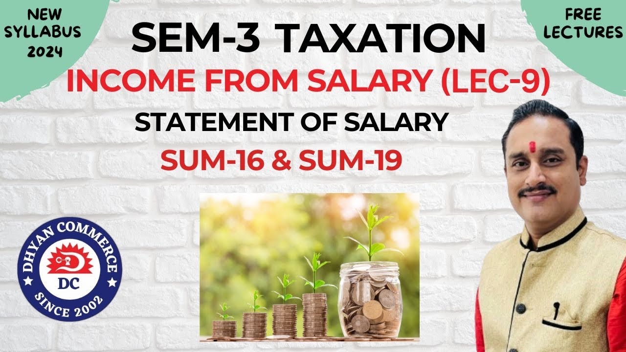 SALARY INCOME LEC 9 YouTube salary-income-lec-9-youtube