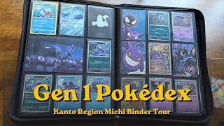 Kanto Pokédex Done! Michi Method Binder Tour (Gen 1)