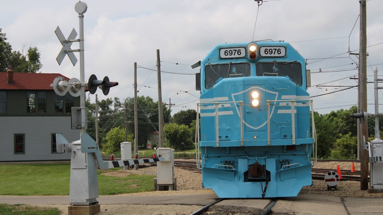 BNSF SDP40F 6976 at the Illinois Railway Museum on August 10, 2025