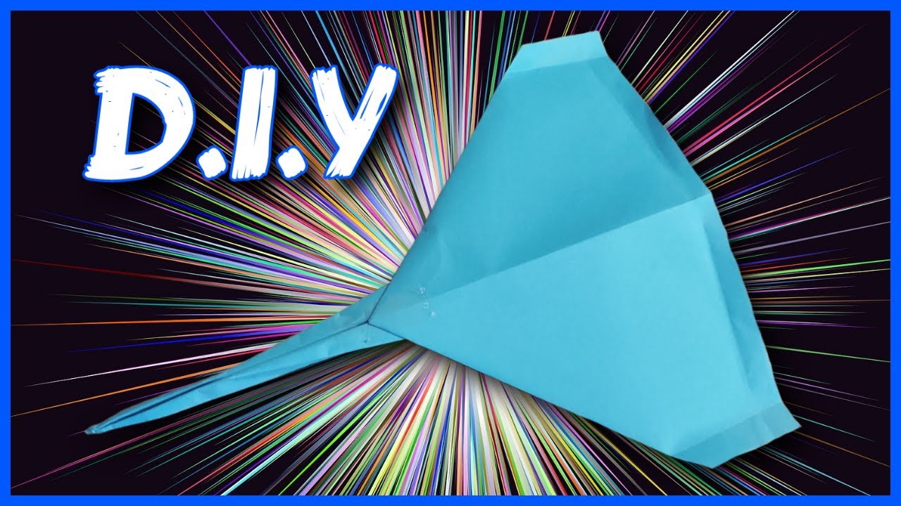 Comment faire un AVION en PAPIER planeur avec 2 FEUILLES ? (La