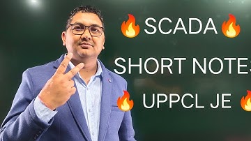 🔥UPPCL JE🔥SCADA SHORT NOTES💯