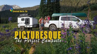 This was the most perfect campsite ever | Dispersed Camping Crested Butte, Colorado