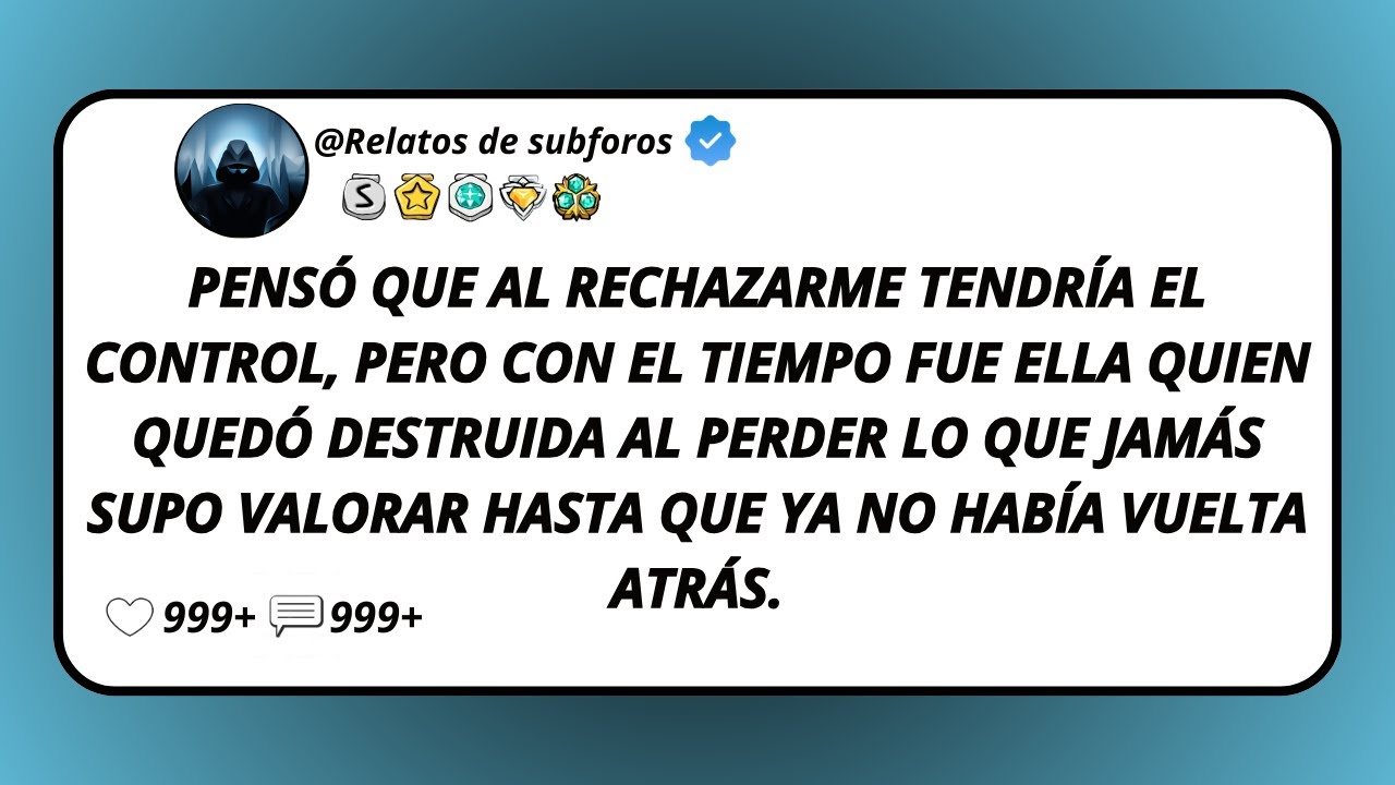 Pensó Que Al Rechazarme Tendría El Control, Pero Con El Tiempo Fue Ella Quien Quedó Destruida Al...