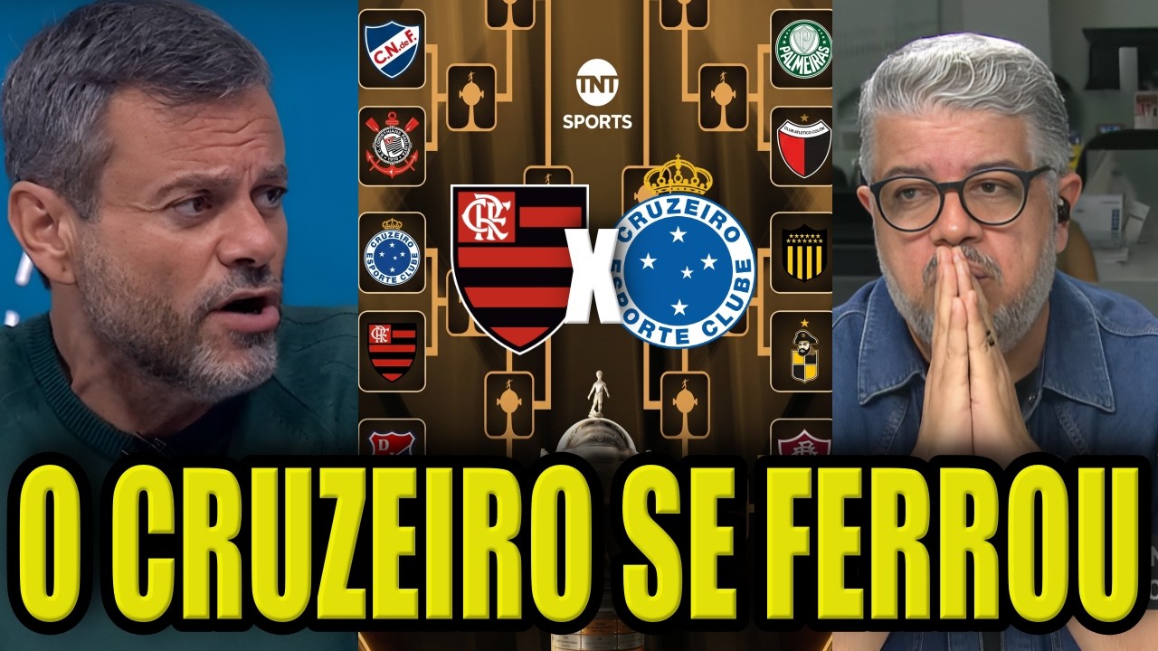 IMPRENSA ESPORTIVA DEBATE SORTEIO ENTRE FLAMENGO X CRUZEIRO! OITAVAS DA ...