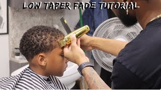 KID'S LOW TAPER FADE | HAIRCUT TUTORIAL |