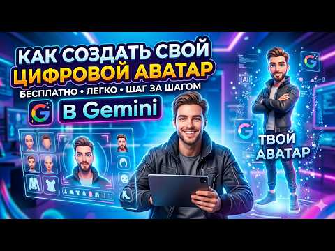 How to create your own digital avatar in Gemini? Create any video with your voice and face.