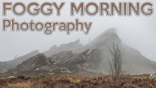 Landscape photography in the fog with my Nikon Z8 at Ramshaw Rocks