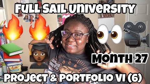 Full Sail University Online: Month 27 Project and Portfolio 6