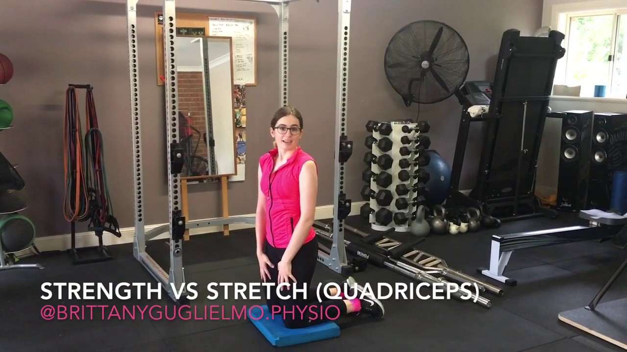 Strength vs Stretch (Quadriceps) - YouTube