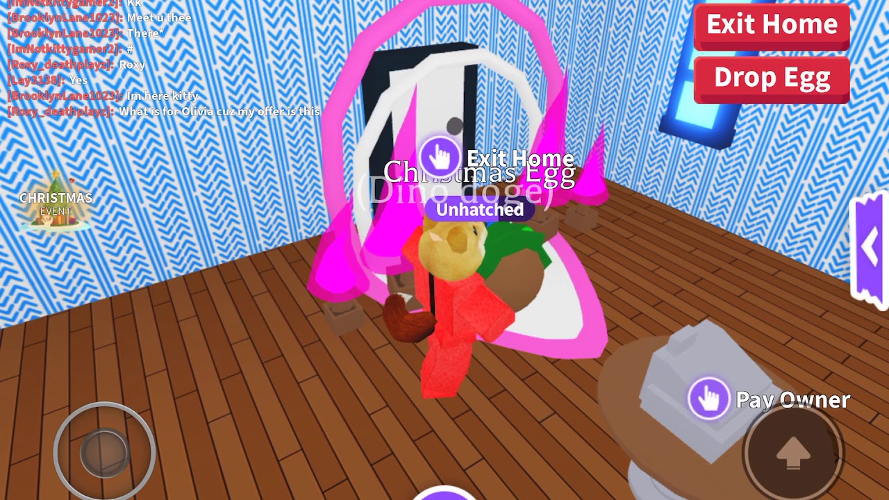 Playing adopt me!Trying to hatch the Christmas egg 🥚.Watch to see what